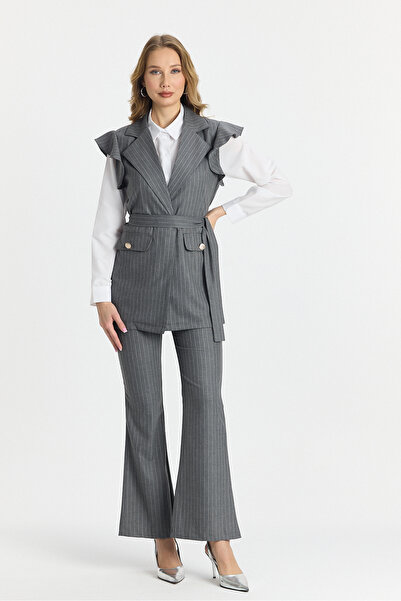 MADAME MELEK طقم قميص وسروال إسباني بثلاثة أزواج من الأسفل