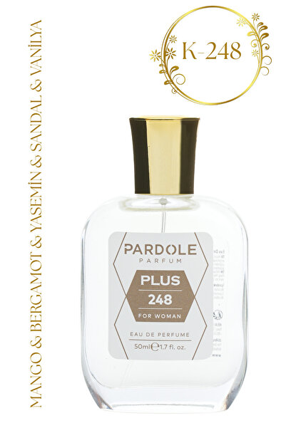 PARDOLE K-248 Oryantal Floral Favoris Kadın Parfüm - 50 ml - Mango, Bergamot,...