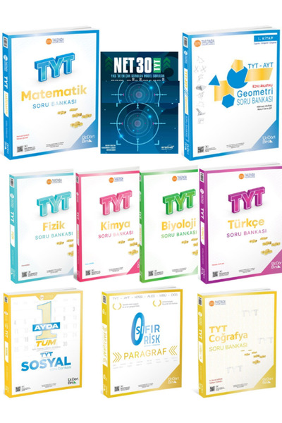 Üç Dört Beş Yayıncılık 345 - 2026 Tyt Tüm Dersler Soru Bankası - Tyt Fen Bili...