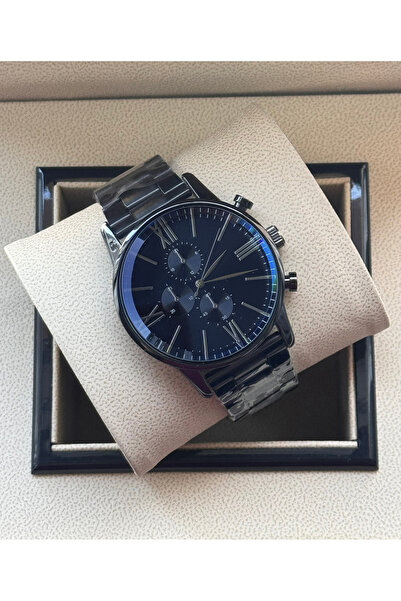 Tulpar Premium Series Steel Cord Black Color Black Dial Men's Wrist Watch