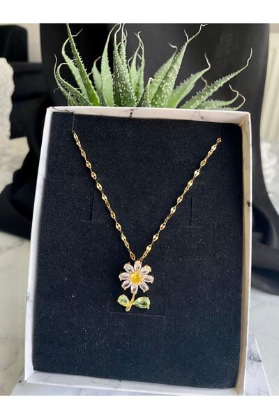 GÖKKAYA TAKI Kararmaz Papatya Kolye