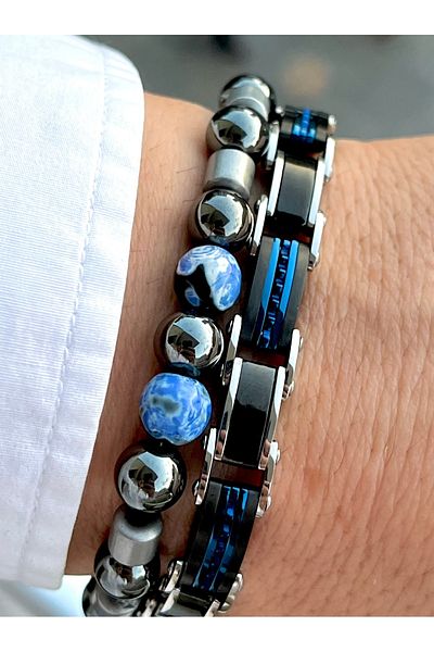 Naviforce Steel Double Sided Men's Bracelet
