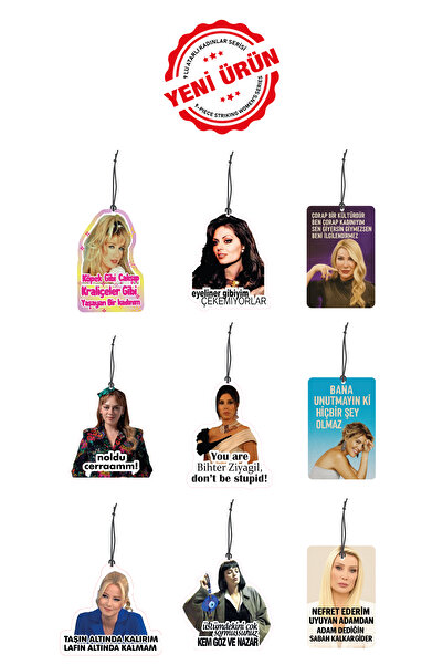 1001MODEL 9 قطع من عطر السيارات المزخرف وملحقات السيارات