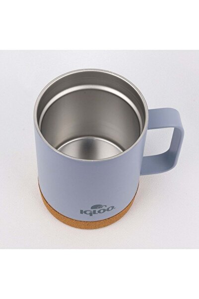 IGLOO Cork Mug 350ml Thermos Mug Cup Flask Gray