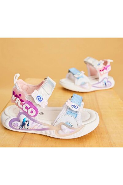 Vicco Arial Orthopedic Children's Sandals White
