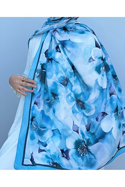 GRAZELLA Çiçek Desen Pamuk Şal