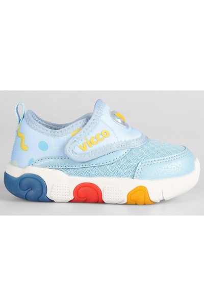 Vicco Sort Lighted Orthopedic Children's Sports Shoes Blue