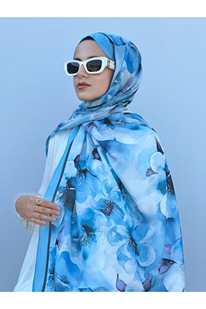 GRAZELLA Çiçek Desen Pamuk Şal