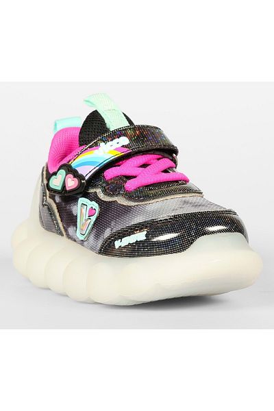 Vicco Balloon Lighted Orthopedic Children's Sports Shoes Black