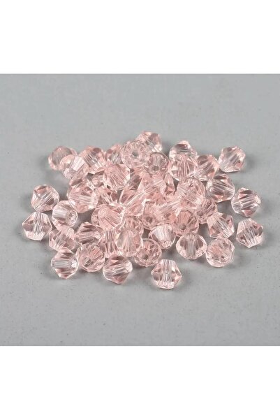 e tuhafiye 50 GRAM Mărgele de bijuterii din cristal roz transparent