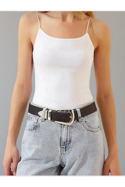MODA Women's Rope Strap Long Tank Top Body