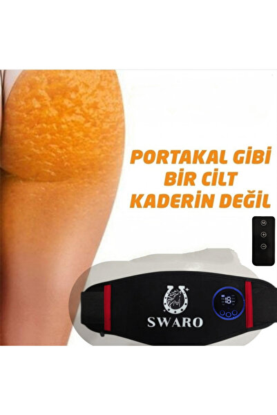 SWARO Ems Sıkılaşma Cihazı,masaj Egzersiz Kemeri Titreşimli Yardımcı Göbek Eritme Cihazı