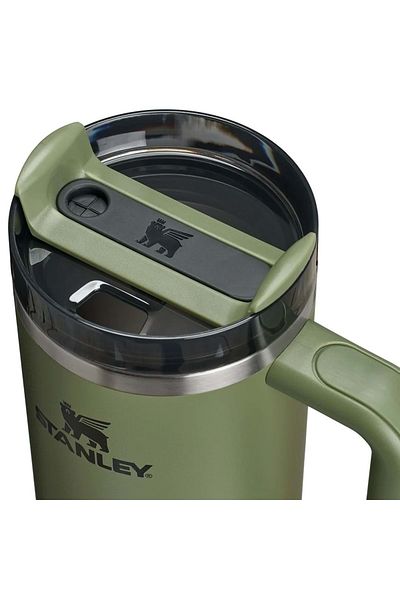 Stanley كوينشر H2.o فلوستيت ™   ترمس مع مصاصة 0.8 لتر قارورة مع مصاصة كاكي