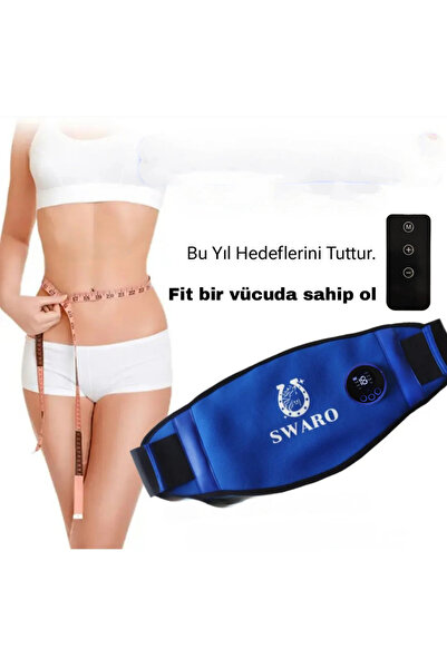 SWARO Ems Sıkılaşma Cihazı,masaj Egzersiz Kemeri Titreşimli Yardımcı Göbek Eritme Cihazı