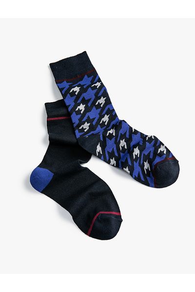 Koton 2 Pack Sock Socks Geometry Patterned