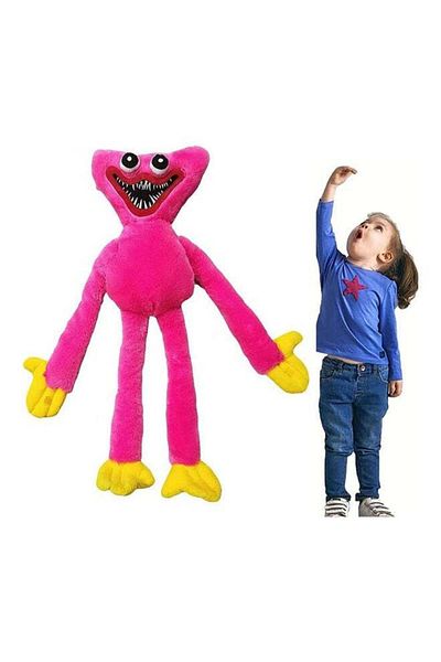 Yelajoy Poppy Playtime Huggy Wuggy Plush Toy, Collectible Toy For All Ages, 100cm Pink