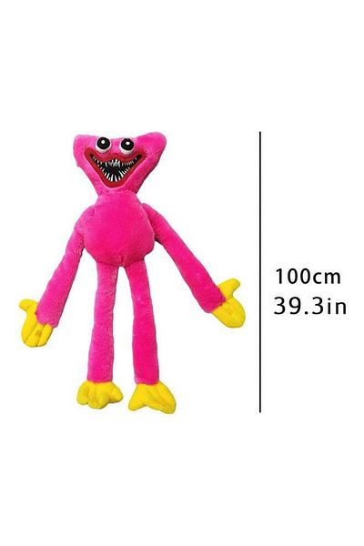 Yelajoy Poppy Playtime Huggy Wuggy Plush Toy, Collectible Toy For All Ages, 100cm Pink