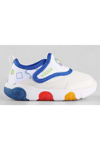 Vicco Sort Lighted Orthopedic Children's Sports Shoes White