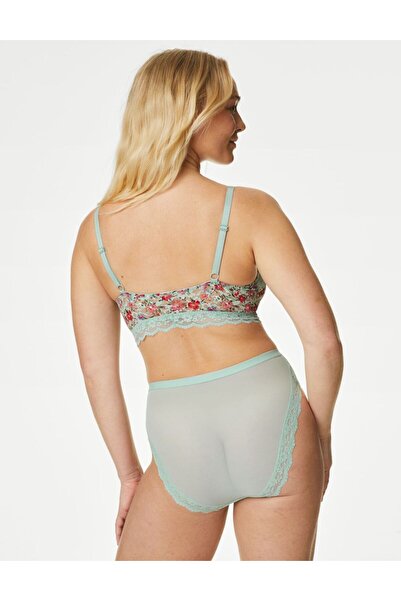 Marks & Spencer 3'lü Dantel Detaylı High Leg Külot Seti