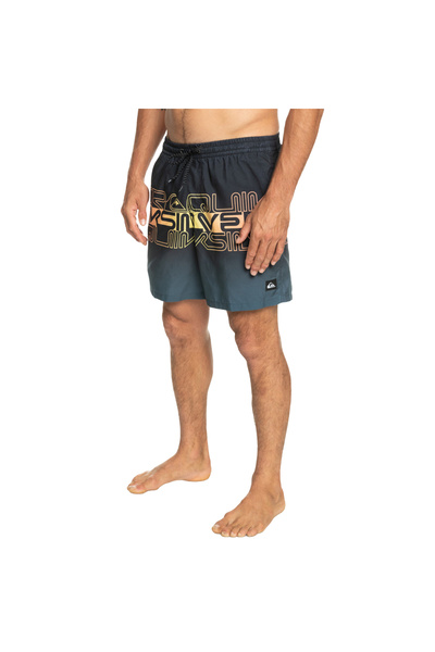 Quiksilver Ανδρικό Volley Short Wordblock 17 M Jamv Μαύρο ΑΝΔΡΙΚΟ VOLLEY SHORT EQYJV04005