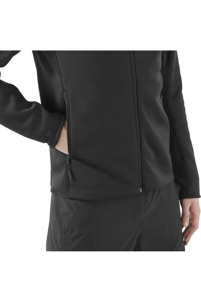 Salomon C23008 Sntial Midfleece Fz Men's Fleece - Black