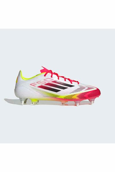 adidas F50 Elite Yumuşak Zemin Erkek Beyaz CIm Saha Kramponu