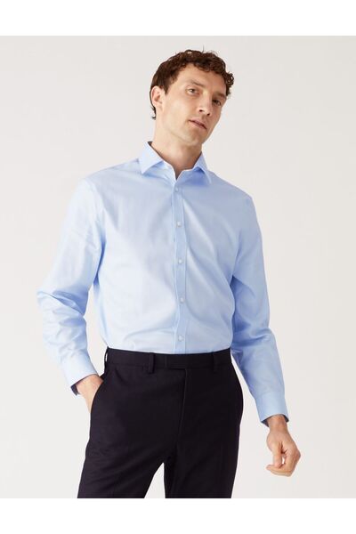 Marks & Spencer Saf Pamuklu Regular Fit Gömlek