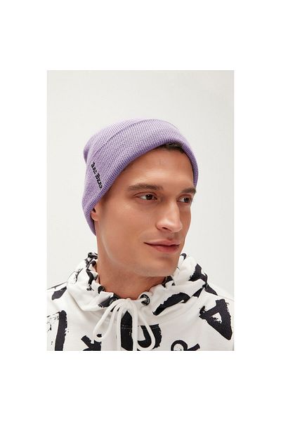 Bad Bear Label Lavender Purple Beret