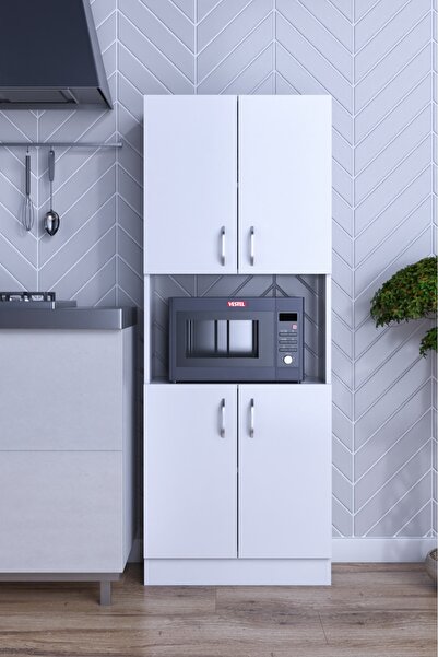 İGEMTASARİM NİSAN ÇOK AMAÇLI KAPALI ŞIK MİKRODALGA FIRIN DOLABI