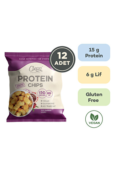 Clean Powders Protein Chips 50 Gr Tatlı Barbekü 12 Adet