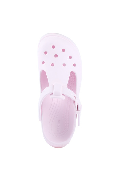 Crocs Γυναικείες ροζ παντόφλες Classic Mary Jane (210581-6ZW)