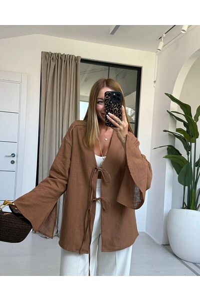 MY IMAGINE MODA Lux Linen Kimono