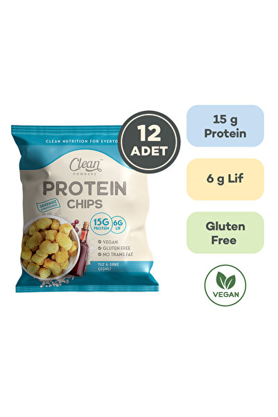 Clean Powders Protein Chips 50 Gr Tuz Sirke 12 Adet