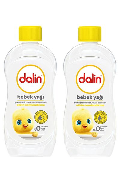 Dalin Baby Oil 500 ml Effective Moisturization X2 Pieces