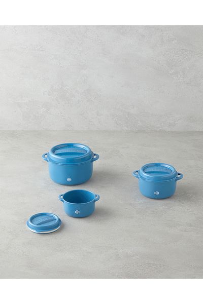 English Home Blue Plastic Lunch Box - Best Food