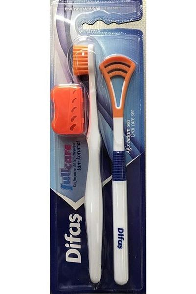 Difaş Fullcare Toothbrush and Tongue Cleaning Set Cbkshop