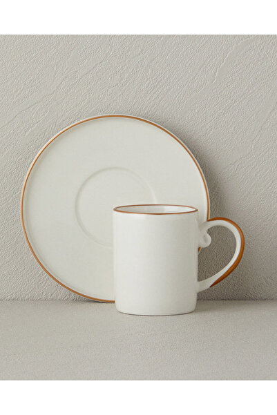 English Home Marella Porcelain Coffee Cup Set 85 ml Rose Gold