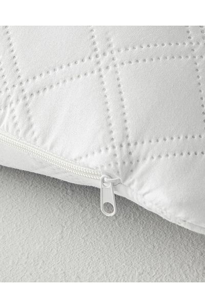 English Home Protector de pernă matlasată Star alb