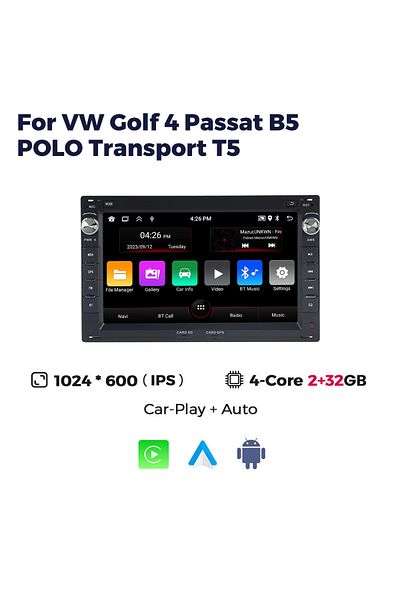 Choice Mn-b5-h2 2din Wireless Carplay Android 13 For Vw Passat B5 Mk4 Mk5 Golf 4 Polo Bora Jetta T5 Navigat
