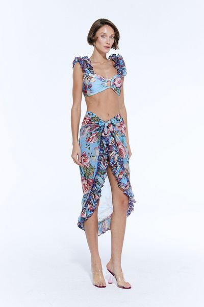 Nur Karaata Lily Blu Long Skirt