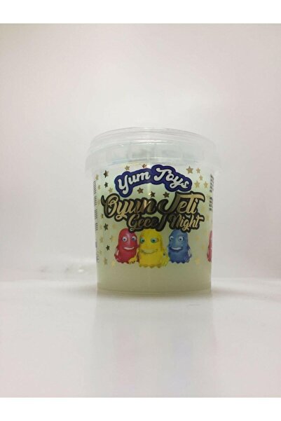YUM TOYS نيون سلايم (أخضر فوسفوري)
