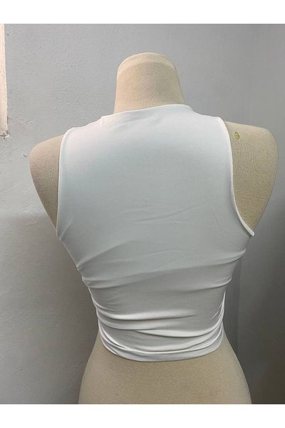 Stile Bella Γυναικεία Tactel Tie Crop Μπλούζα