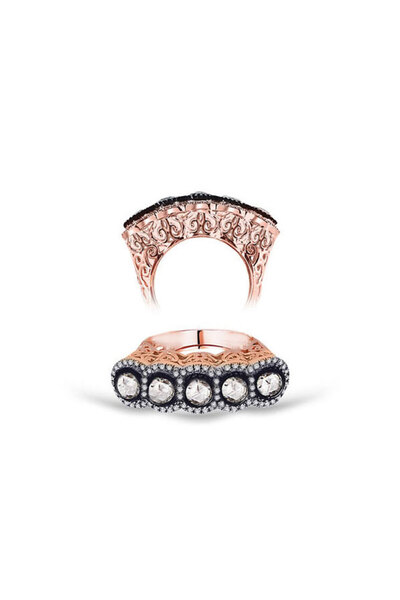 EnginGold 0.96ct Elmas Beştaş Yüzük