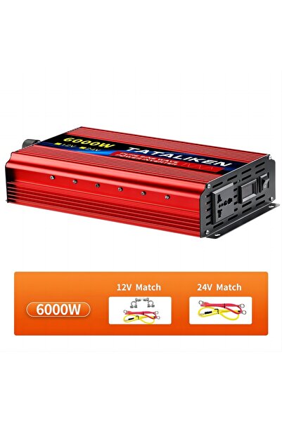 Choice7 12V 6000W 220V Pure Sine Wave Inverter 1000W-4000W DC 12V and 24V to ...