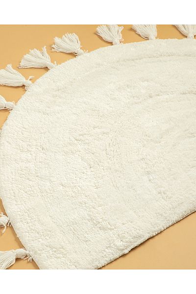 English Home Luna Cotton Bath Mat Ecru