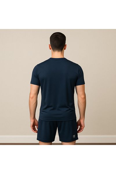 rood Unisex Sports Short Sleeve T-Shirt & Shorts Set