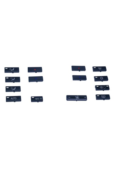ALPHA AUTO PART Set de 14 bucăți de butoane pentru panoul de aer condiționat pentru BMW Seria 5 E39