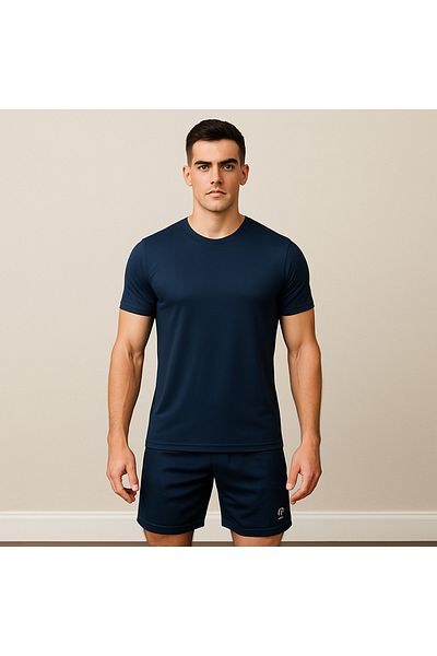 rood Unisex Sports Short Sleeve T-Shirt & Shorts Set