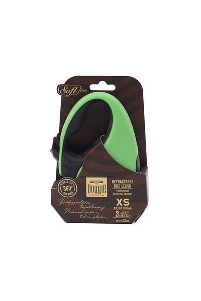 Doggie Soft Automatic Dog Extension Collar Xsmall Green 12 kg 3 Mt