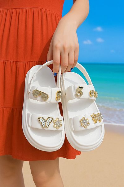 Moda Frato Modafrato Tw-252 Women's Sandals Daily Slippers Girls' Sandals Pool Beach Sea Shoes